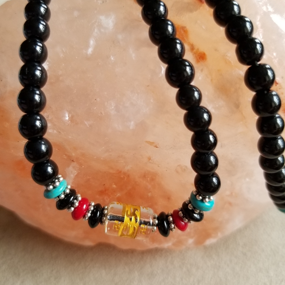 Mala beads wear as a bracelet or neclace